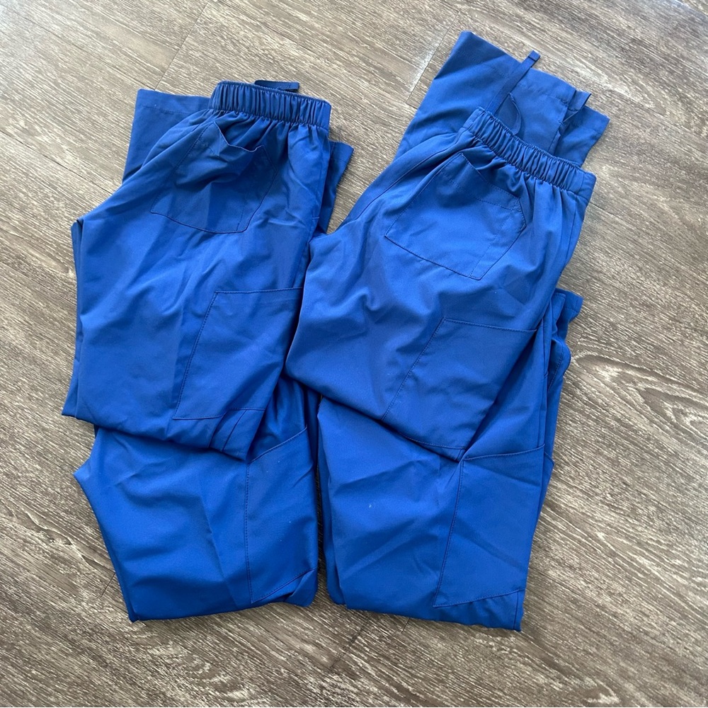 4 pairs wonderwink flat front cargo pant size small petite